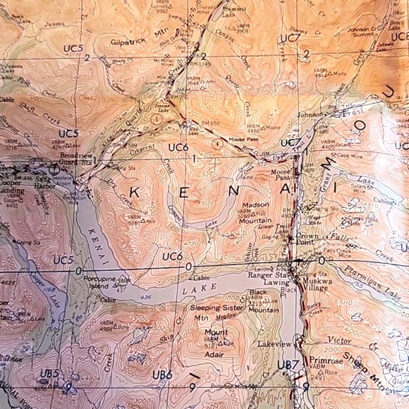 1956 MAP OF SEWARD ALASKA ETC ARMY CORPS OF ENGINEERS - Picture 12 of 15